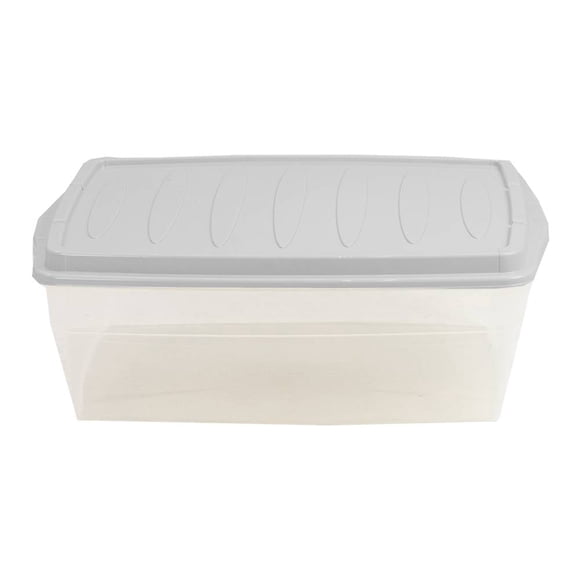 Caja Multiusos Polycar con Tapa Gris 27 l