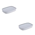 thumbnail image 4 of Injueey Almacenamiento de alimentos versátil: amplio y fácil de limpiar Experiencia de cocina práctica Contenedor de almacenamiento de Gris 2Conjunto, 4 of 6