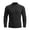 Black, variant on TOUMENY Men Sweater High Neck Long Sleeve Solid Slim Fit Casual Pullover Winter Knitted Comfortable Workwear Tops Army Green XXXL