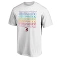 thumbnail image 2 of Men's White Boston Red Sox City Pride T-Shirt, 2 of 3
