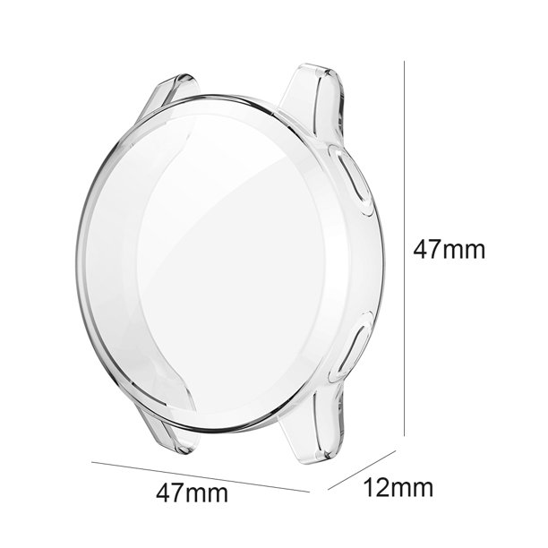 Funda protectora para reloj inteligente Venu 2/Vivoactive 4 (transparente)