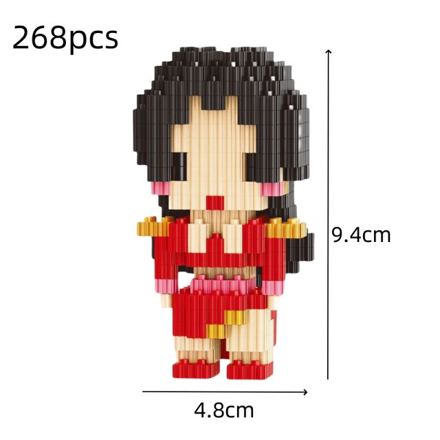 Figura de Anime de una pieza, figura de acción de Luffy Chopper, montaje 3D DIY, juguetes educativos de modelado para niños, juguete de colección