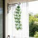 thumbnail image 5 of Plantas colgantes artificiales: enredaderas de hiedra artificial y follaje rastrero para decoración de paredes, balcones, patios, bodas, fiestas, uso interior y exterior., 5 of 6