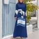 thumbnail image 4 of Feliz Hanukkah Feliz Hanukkah Mascarilla Feliz Hanukkah Menorah Regalo judío Regalo de Hanukkah Vestido largo Vestidos de noche, 4 of 5