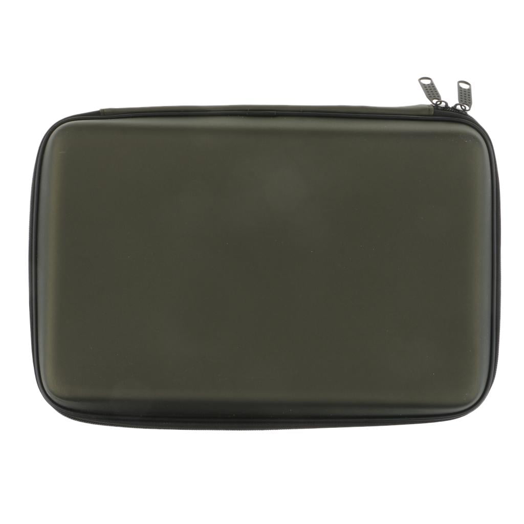 Wswqop Fishing Tackle Box Fishing Bite Alarms Case Bag Zipper Protection Case M M