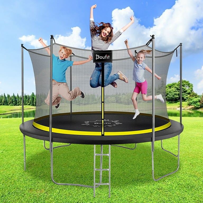 Doufit for Kids and Adult 15ft Kids Trampoline Safety Pad Rebounder, Play Exercise Bouncer Indoor & Outdoor, Max 350lbs - Walmart.com