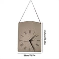 thumbnail image 4 of Bolso de Hombro Único Reloj de Pared Marrón Silencioso Reloj con Forma de Bolso para Decoración de Habitación de Niña Accesorios D, 4 of 5