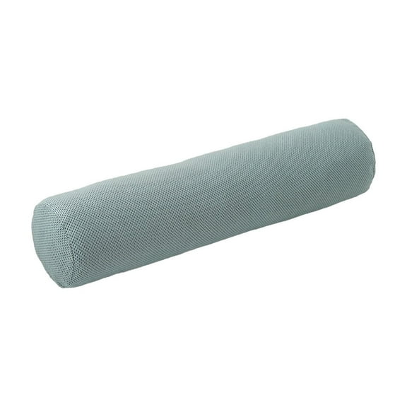 Long Bolster Pillowcase, 23.6X5.9 inches Round Cervical Neck Roll Pillow, Sofa Bed Decorative Cylinder Bolster Pillow Round Cushion, Multifunctional Round Knee Pillow (Gray)