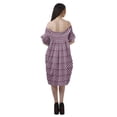 thumbnail image 4 of Moomaya Tunique en Poly-Crêpe Imprimée Grande Taille Robes pour Femmes Sans Manches Haut pour Dames, 4 of 4