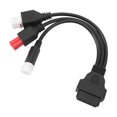 thumbnail image 5 of TKSE Cable Adaptador De Diagnóstico, Cable De Diagnóstico OBD 3 En 1 Resistencia A La Abrasión Plug and Play De Plástico De Alta Flexibilidad para Motocicleta, 5 of 5