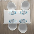 thumbnail image 4 of Ambesonne Blue Place Mats Set of 4, Abstract Fractal, Standard Size, Blue, 4 of 4