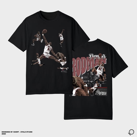 Vintage Dennis Rodman Graphic Tee | Basketball T-Shirt