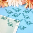 thumbnail image 3 of AMONIDA Dinosaur Shaped Mini Binder Clips, Paper Clips, For Office School, 3 of 7