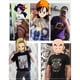 thumbnail image 3 of Cool Inspire Tee Inuyasha Famoso Japón Dibujos Animados Anime Negro Manga comics Hombres Appreal, 3 of 3