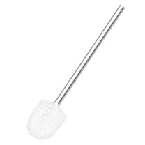 Flexible Head Toilet Brush 2-Pack with Stainless Steel Handles - Bendable Bristle Bowl Cleaner for Bathroom Hygiene & Deep Scrubbing