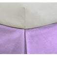 thumbnail image 3 of D.N.G. BEDDINGS 1 Piece Split Corner Tailored Bed Skirt, 6 Inch Deep Pocket, 800 Thread Cotton 100% Egyptian Cotton, King Size (76" x 80") Inch, Solid Lilac, 3 of 3
