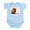 Sky Blue, variant on CafePress - Norfolk And Frog Infant Bodysuit - Baby Light Bodysuit, Size Newborn - 24 Months