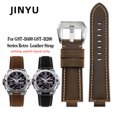 thumbnail image 4 of Correa de reloj de piel de vaca esmerilada vintage de 24 x 16 mm para G-SHOCK Casio GST-B400 GST-B200 Series Crazy Horse Skin Retro Watch Bracelet Strap, 4 of 5