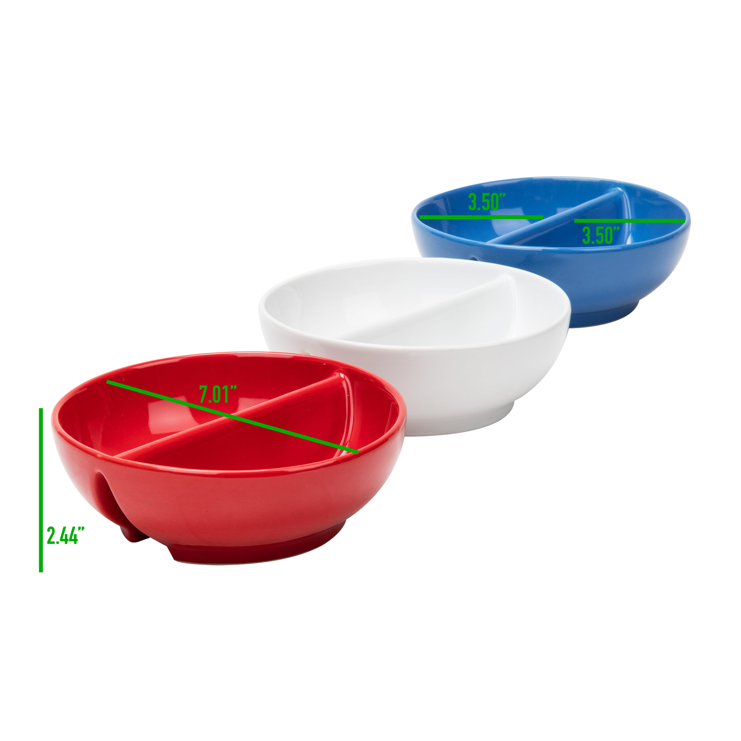 TOPOINT Soggy Cereal Bowl - Bpa-Free Divided Bowls For Kids And Adults