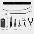 thumbnail image 3 of Anti-lost Rope Retractable with Keyring Carabiner Theftproof Coiled Spring Fishing Pliers Anti-lost Safety Lanyard Outdoor Accessories, 3 of 7