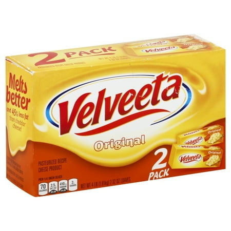 - Velveeta Original Cheese 2-32 oz. Loaves