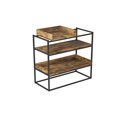 thumbnail image 2 of Premium Console Table for Entryway. Versatile Sofa Table. Stylish and Functional Behind Couch Table. Accent Table Easy to Assemble. Console Table with 2 Storage Shelves. Reclaimed Wood Look, 2 of 4