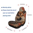 thumbnail image 5 of Sikiie Vintage Shiba Inu Art Car Seat Covers 2PCs Front Car Seat Covers Universal fit for Most Cars SUVs and Trucks-2 PCS, 5 of 9