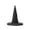 11.41", variant on MInHoues 11.41" Imitation Rattan Woven Wizard Hat Tabletop Figurine, Black Wicker Pointed Witch Hat Ornament, Rustic Woven Decor for Halloween Christmas Mantel Shelf Holiday Home Party Decoration