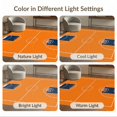 thumbnail image 7 of ODIKA 4'x6' Washable Area Rug Round Basketball Blanket Interlocking Lines Markings Football for Bedroom, Reading Nook, Pet Friendly & Non-Shedding, 7 of 7
