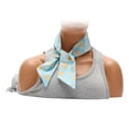 thumbnail image 3 of Unique Bargains 1 Pc Headband Long Ribbon Pattern Hairband for Women Light Blue White, 3 of 6