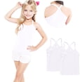 thumbnail image 4 of GERsome 2 Pack Girls Tank Tops Toddler Kids Undershirts Soft Cotton Cami Tank Top Summer Sleeveless Camisole Tops for Girls, Sizes 2-3 Years, 4 of 6