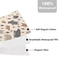 thumbnail image 3 of Almohadilla de cama impermeable YIVEKO, lavable para bebés y niños pequeños, 3 of 7