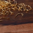 thumbnail image 3 of Lixada 600pcs Gold Flat Head Fishing Hooks, High Carbon Steel, Assorted Sizes #3-#12, Compact Box (13x7x2.3cm), 3 of 7