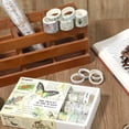 thumbnail image 6 of TOP! Vintage Washi Tapes Set, 20 Rolls Craft Tape Floral Butterfly Botanical Masking Roll Writable Decorative, 6 of 7
