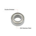 thumbnail image 2 of Deep Groove Ball Bearings Z2 Double Shielded Chrome Steel Roller, 1/4"x1/2"x3/16", 2 of 4