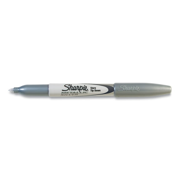 1PC Sharpie Metallic Fine Point Permanent Markers, Fine Bullet Tip, Metallic Silver, Dozen