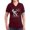 Garnet, variant on CafePress - 60Th Birthday Butterfl Women's V Neck Dark T Shirt - Women's V-Neck Dark T-Shirt