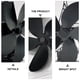 thumbnail image 2 of Fan de la chimenea profesional Reemplazo del ventilador Blades de la estufa de energía de la estufa de calor accesorio, 2 of 8