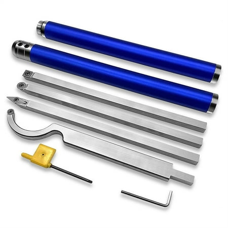 

Tmosphere Pack of 8 Wood Turning Tools Set High-speed Steel Deburring Bars Rougher Professional Boring Engraving Polishing Accessories