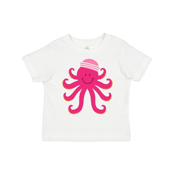 Inktastic Octopus Ocean Sea Creature Girls Girls Toddler T-Shirt