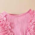 thumbnail image 6 of Piuwrlz Skirt and Sweatershirt Set Girls Mesh Dress Set Long Sleeved Skirts Suits Hot Pink Size 9 Months, 6 of 9