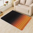thumbnail image 2 of Ombre Rugs for Living Room - 5x6 Rug - Gradient Rug - Black and Orange Area Rug - Abstract Rugs - Minimalist Carpet, 2 of 7