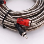 4 Gauge Car Audio Wiring Kit, 2300W Amplifier Install Cable Set with ANL Fuse, RCA & Speaker Wires, Complete for Subwoofer & Amp Systems