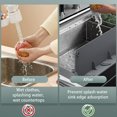 thumbnail image 4 of EASTIN Silicone Sink Splash Guard Kitchen Sink Water Splash Guard Anti-Splatter Dish Washing Baffle Board Reusable Sink Splatter Guard Sink Backsplash Guard on Kitchen Island, 4 of 9