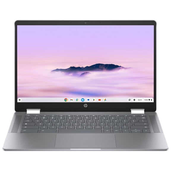 Restored HP Chromebook x360 14b-cd0038ca 14" FHD Touch Intel Core i3-N305 8GB RAM 256GB UFS Intel UHD Graphics ChromeOS, Meteor Silver - B89ZHUA (Refurbished)