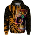 thumbnail image 3 of Sudadera con capucha de otoño para hombre, sudadera holgada estilo hip-hop, ropa Y2k, sudaderas con capucha de moda para hombre, sudadera con capucha con estampado de calavera genial, sudaderas con cr, 3 of 4