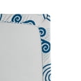 thumbnail image 2 of Ambesonne Blue White Fitted Sheet, Triskel Celtic Art, Queen Size, Blue White, 2 of 2