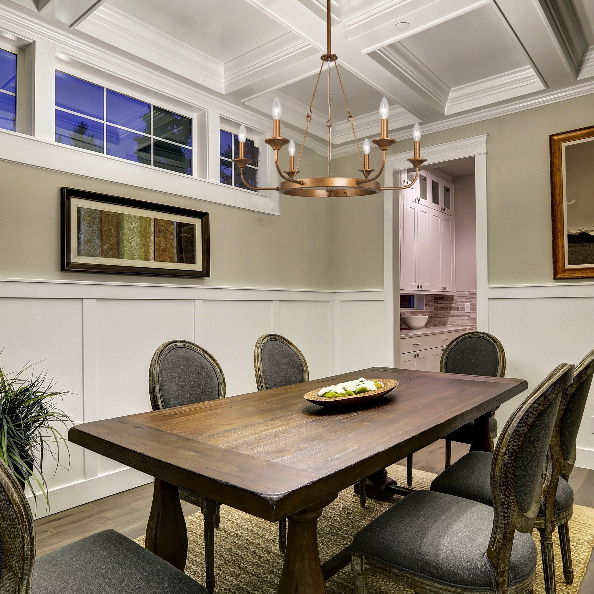 Country Dining Room Lighting