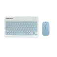 thumbnail image 2 of Combo de teclado inalámbrico Bluetooth y ratón azul claro, 2 of 6