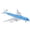 02. KLM 747, variant on PRIYAL 1/400 for Germany A380 Airplane Model (7-inch L) for Airbus A380 Plane Model Kits with Pre-Built Aircraft Landing Gear and Display Stand for Adults Planes Aviation Gifts or Collection